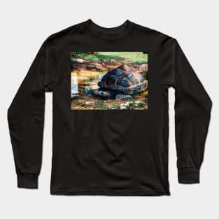 Tortoise Relaxation Time Long Sleeve T-Shirt